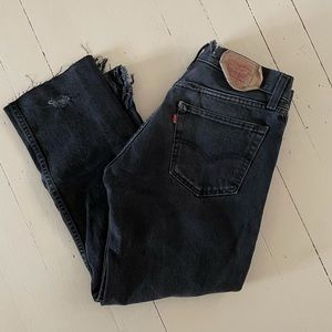 Vntg Levi’s 501 Black Made in USA Jeans